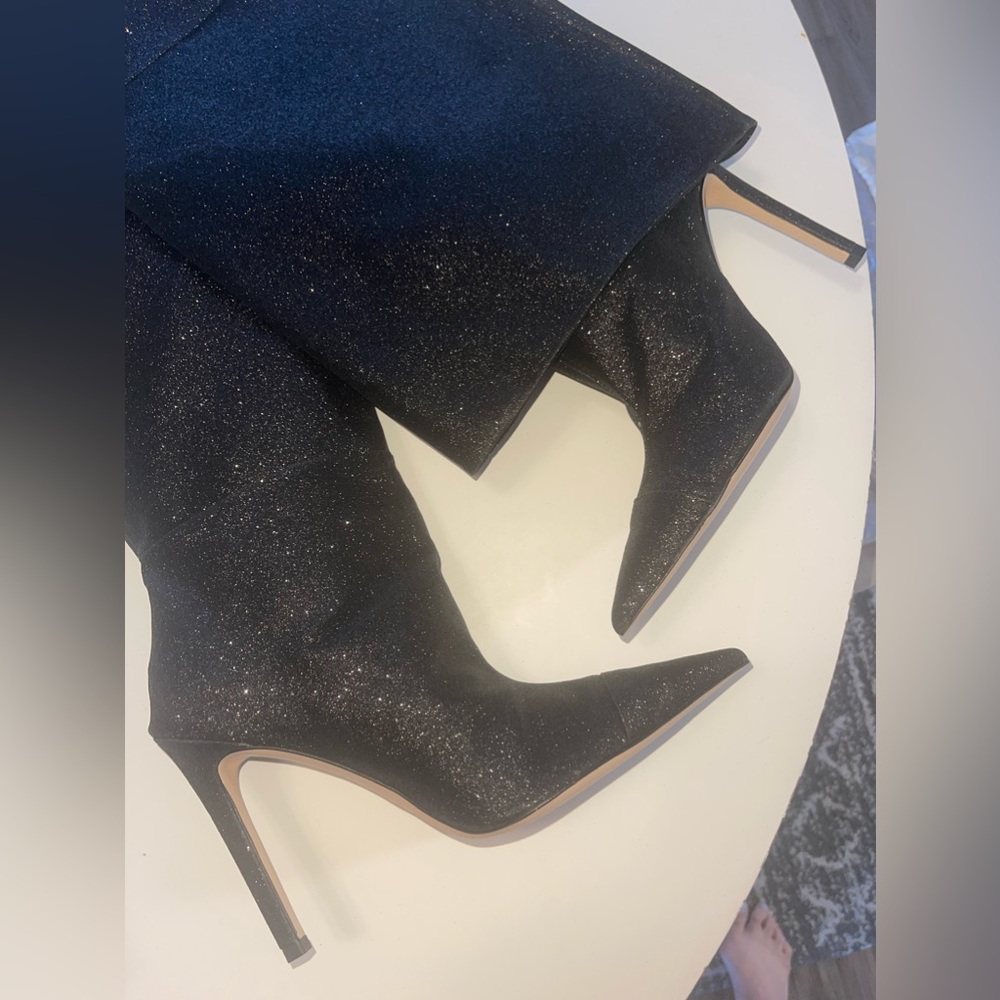 Good American The Weekend Boot (All Glitter)